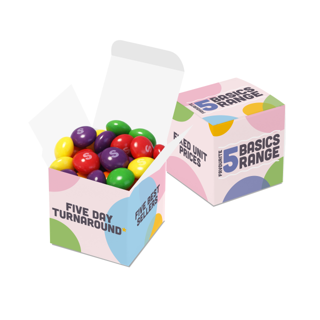 Basics Range – Eco Mini Cube – Skittles®